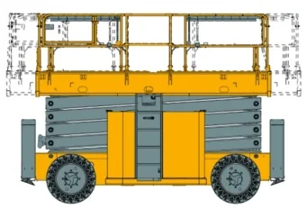 Haulotte HS15 E PRO<br />Noleggio piattaforma aerea versatile e potente. Con prestazioni eccellenti e garantisce sicurezza e facilità d'uso. 