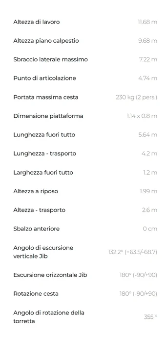 Offre uno sbraccio laterale tra i migliori sul mercato. La versione CJ+ è dotata di un pendolo a rotazione orizzontale per raggiungere più velocemente la zona di lavoro.